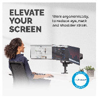 Fellowes Fellowes Platinum Monitorarm dreifach inkl. 2x USB-A Port Schwarz – Ansicht 2