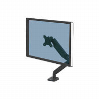 Fellowes Platinum Monitorarm einzel Bildschirm-Halterungen – bis zu 40 Zoll, 8 kg, VESA 75x75 mm bis 100x100 mm, 2x USB-A Port, 8043301