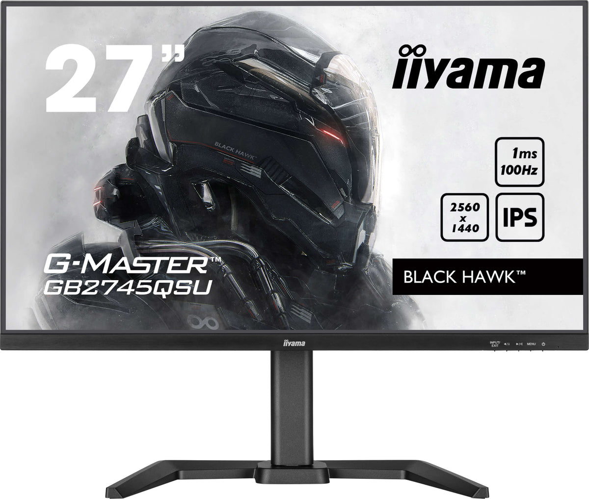 iiyama G-MASTER GB2745QSU-B2 Computerbildschirm 68,6 cm (27") 2560 x 1440 Pixel Wide Quad HD LED Schwarz