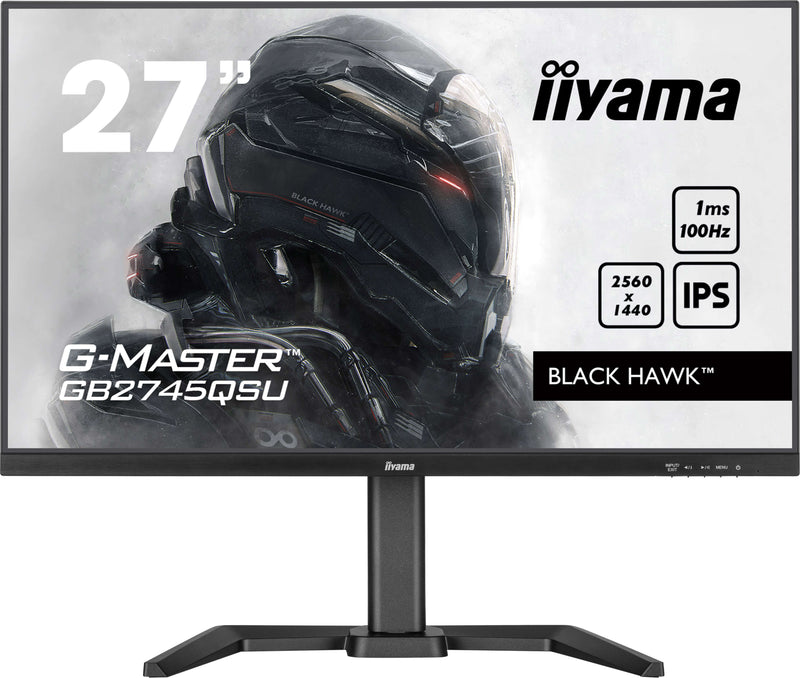 iiyama G-MASTER GB2745QSU-B2 Computerbildschirm 68,6 cm (27") 2560 x 1440 Pixel Wide Quad HD LED Schwarz