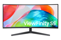 Samsung S55GH Computerbildschirm 86,4 cm (34") 3440 x 1440 Pixel UltraWide Quad HD LCD Schwarz