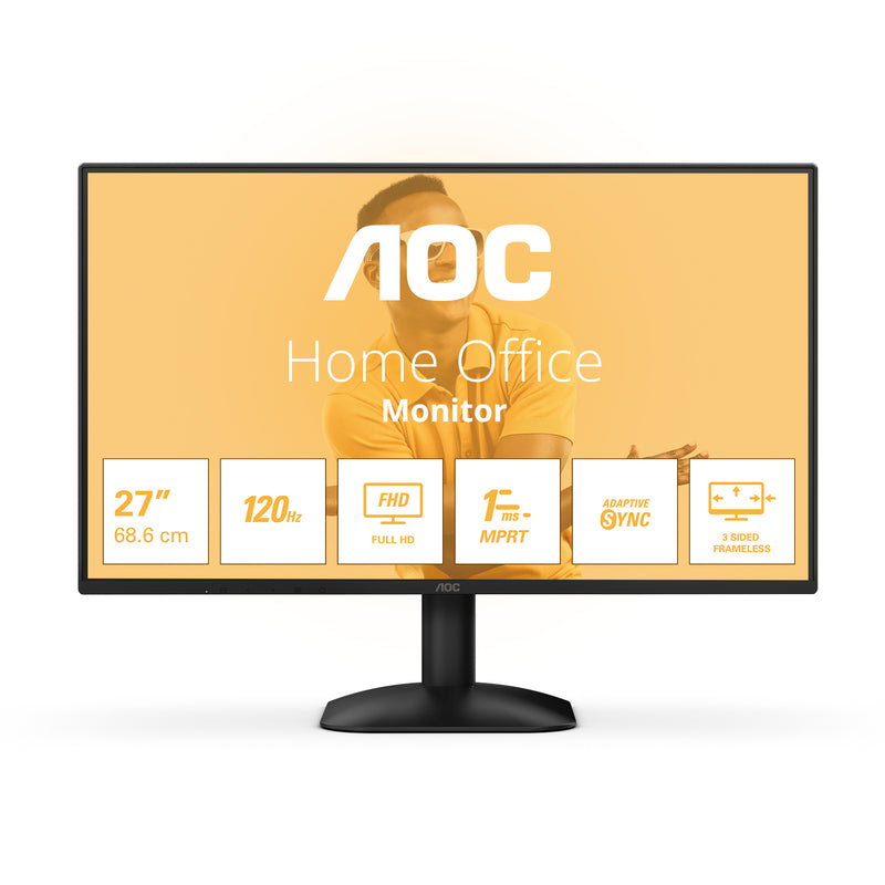 AOC B3 27B31H Computerbildschirm 68,6 cm (27") 1920 x 1080 Pixel Full HD Schwarz