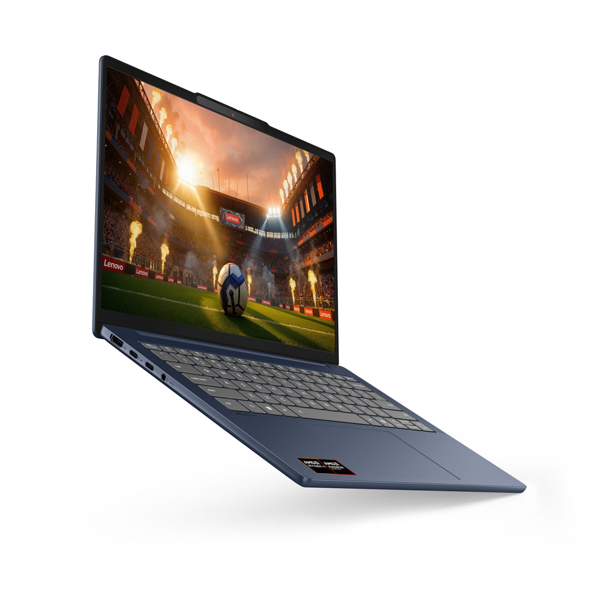 Lenovo IdeaPad Slim 5 14AGP11 Copilot+ PC AMD Ryzen AI 7 445 Laptop 35,6 cm (14") WUXGA 16 GB DDR5-SDRAM 512 GB SSD Wi-Fi 7 (802.11be) Windows 11 Home Deutsch Blau