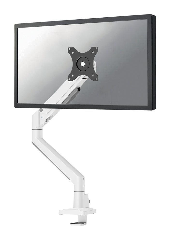 Neomounts DS70-250WH1 Braccio per monitor 17-35" - Molla a gas - Topfix - Blocco 180°
