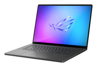 ASUS ROG Zephyrus G16 GU605CW-QR110X Intel Core Ultra 9 285H Laptop 40,6 cm (16") WQXGA 64 GB LPDDR5x-SDRAM 2 TB SSD NVIDIA GeForce RTX 5080 Wi-Fi 7 (802.11be) Windows 11 Pro Schwarz, Grau
