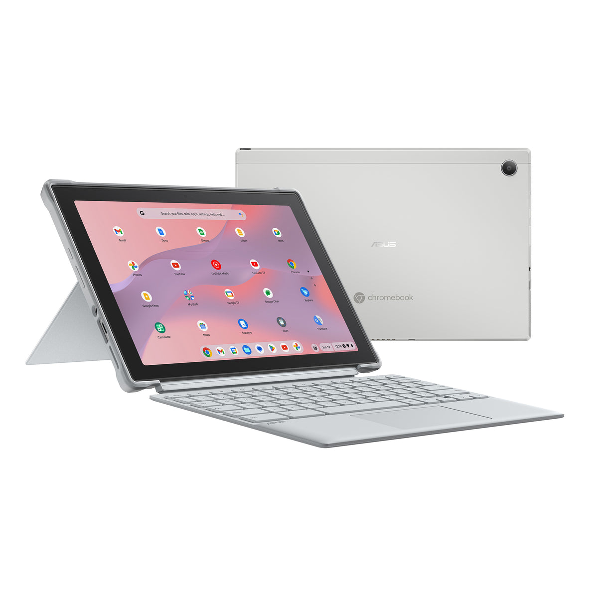 ASUS Chromebook CM30 Detachable CM3001DM2A-R70485 MediaTek Kompanio 520 26,7 cm (10.5") Touchscreen WUXGA 8 GB LPDDR4x-SDRAM 64 GB eMMC Wi-Fi 6 (802.11ax) ChromeOS Silber