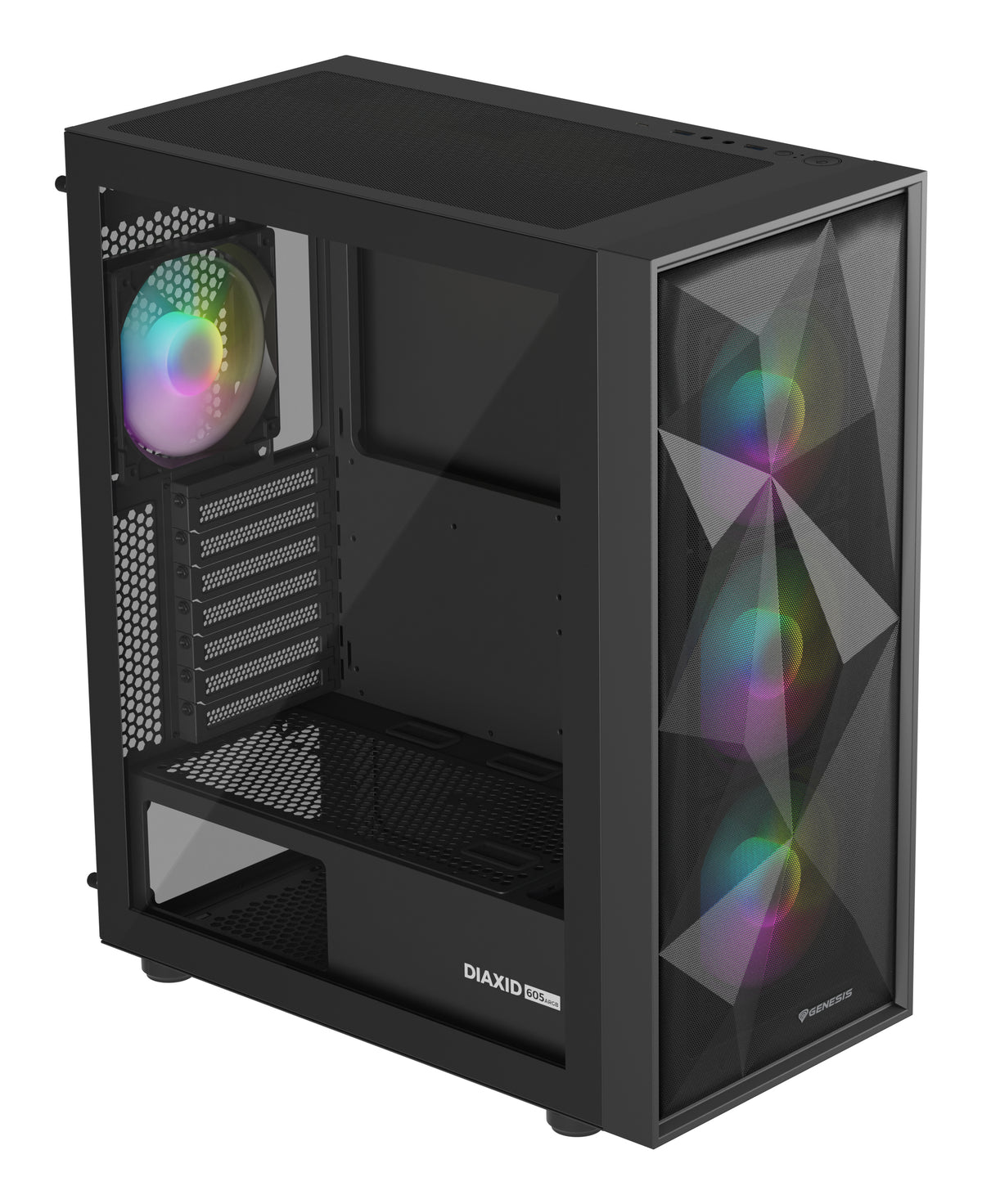GENESIS Diaxid 605 ARGB Midi Tower Schwarz