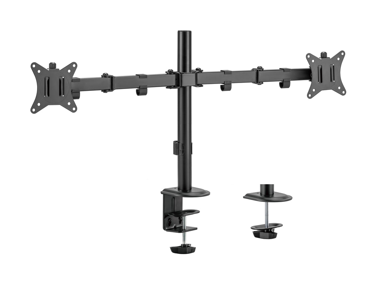 Equip 17"-32" Gelenk-Dual-Monitor-Tischhalterung