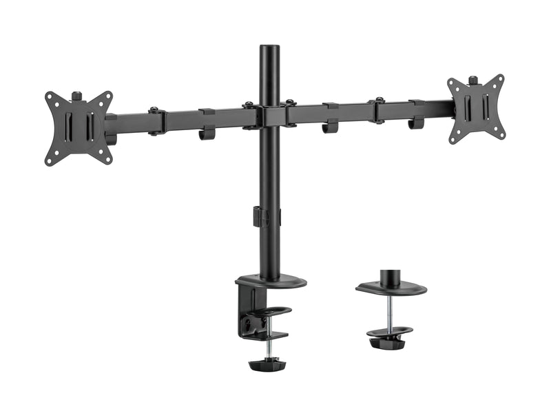 Equip 17"-32" Gelenk-Dual-Monitor-Tischhalterung
