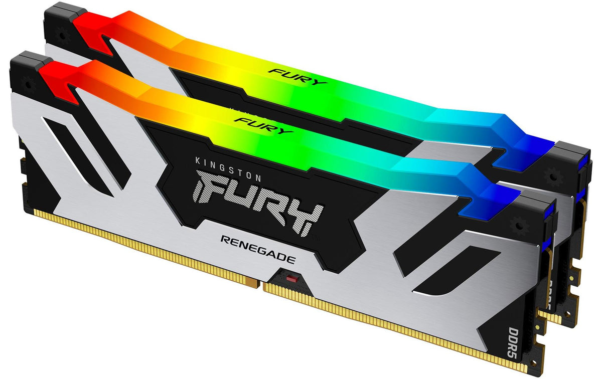 Kingston Fury Renegade RGB Silver / Black DDR5-7200 CL38 48GB (2x24GB)