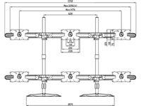 Multibrackets 1329 Zubehör für Monitorhalterung