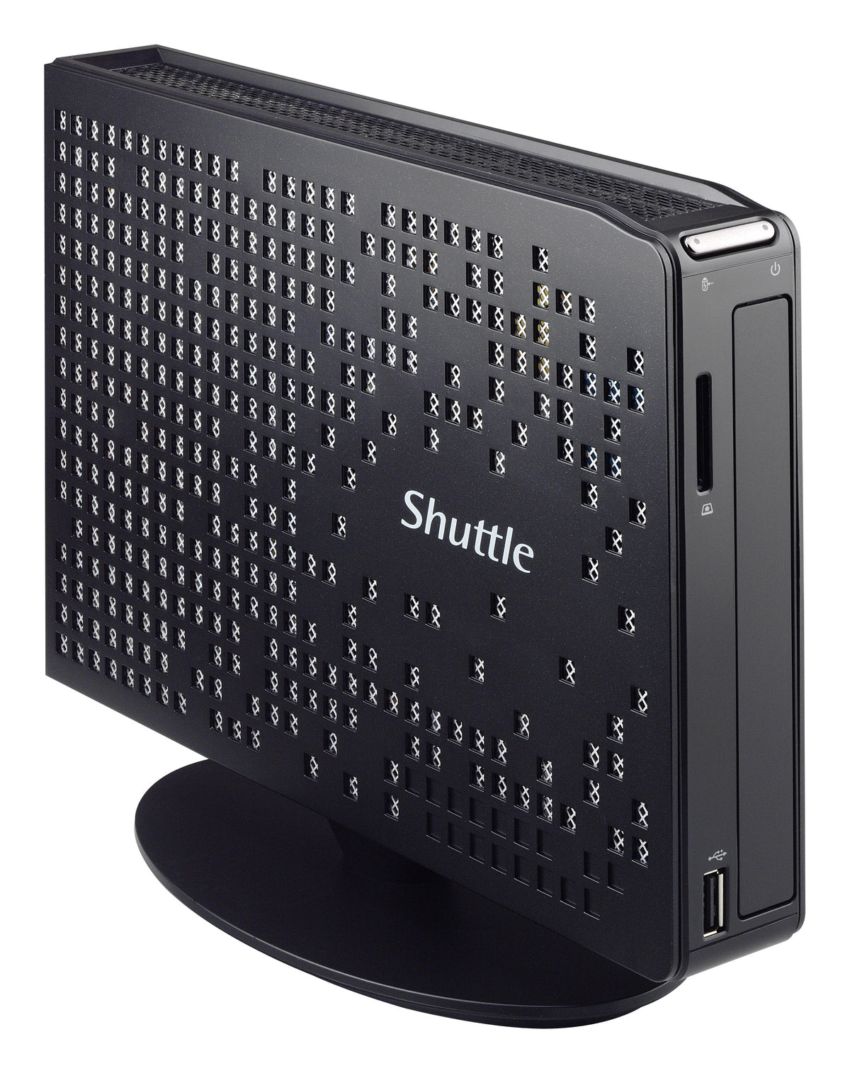 Shuttle XS35GS-803 V3L PC Intel Atom® D2550 2 GB DDR3-SDRAM 320 GB HDD AMD Radeon HD 7410M Nettop Mini-PC Schwarz