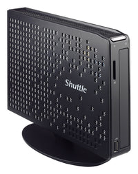 Shuttle XS35GS-803 V3L PC Intel Atom® D2550 2 GB DDR3-SDRAM 320 GB HDD AMD Radeon HD 7410M Nettop Mini-PC Schwarz