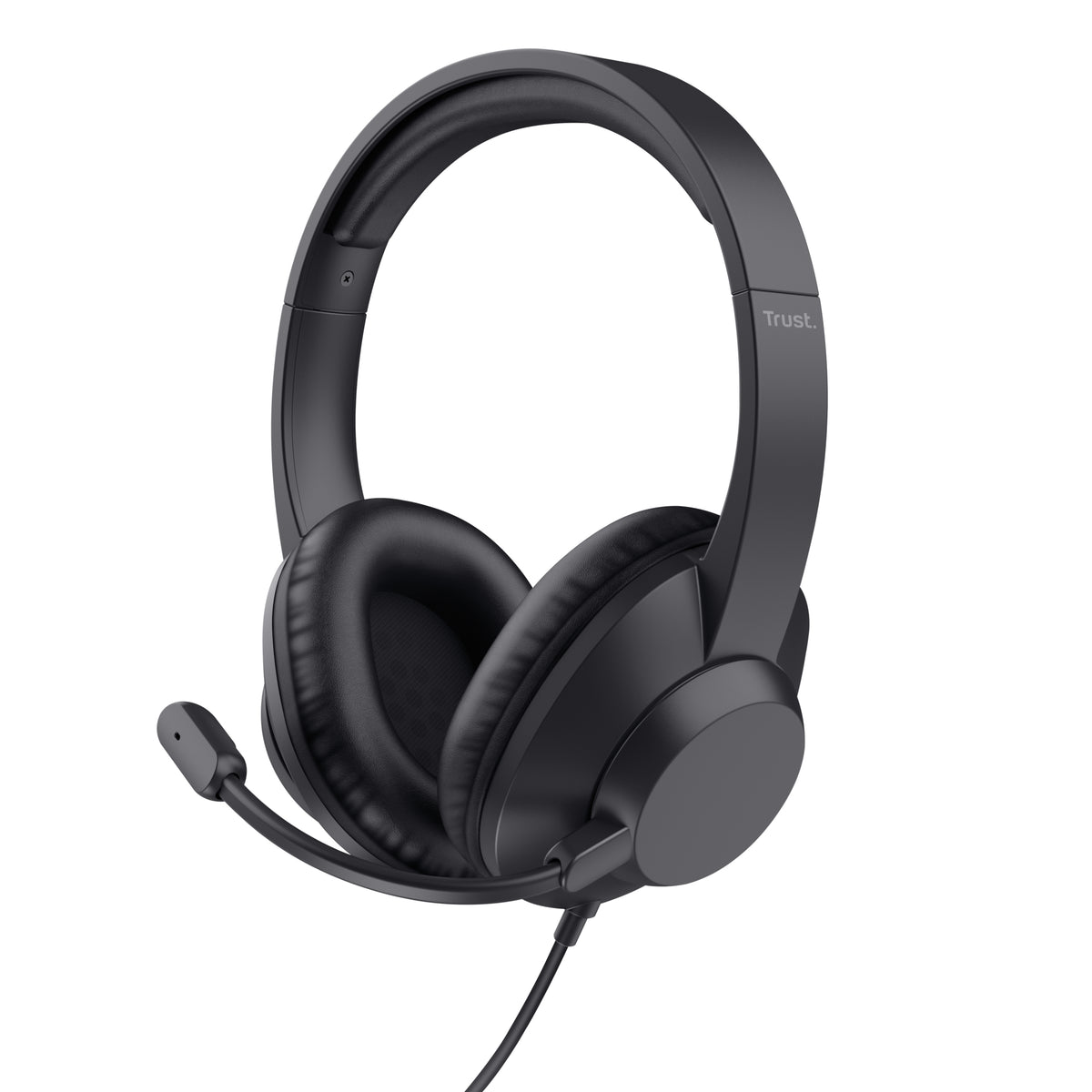 Trust Ayda Max USB Kopfhörer Kabelgebunden Kopfband Büro/Callcenter USB Type-C / USB Type-A Schwarz