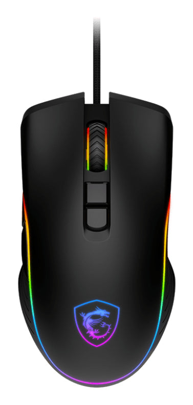 MSI FORGE GM300 Maus Gaming Beidhändig USB Typ-A Optisch 7200 DPI