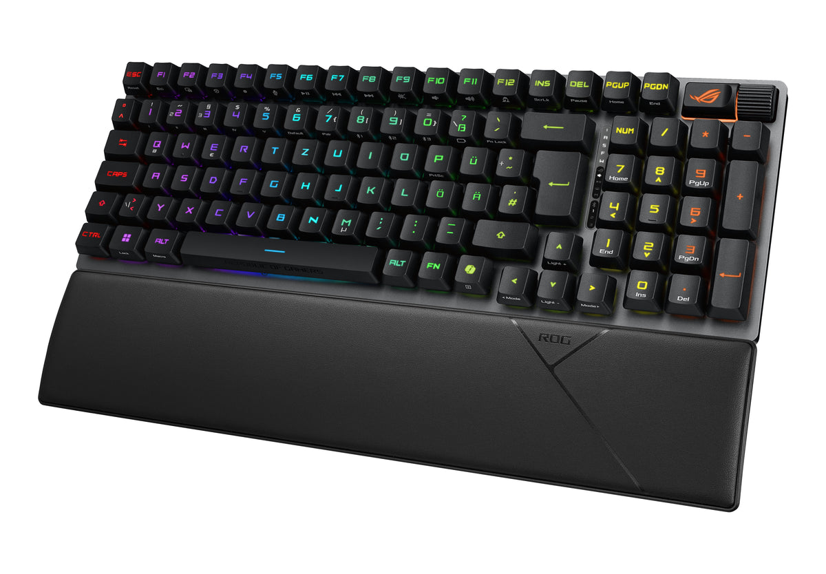 ASUS ROG Strix Scope II 96 RX Tastatur Gaming USB + RF Wireless + Bluetooth Schwarz