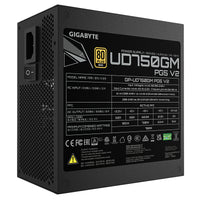 GIGABYTE UD750GM PG5 V2 Netzteil – PCIe Gen 5.1, 80 PLUS Gold, Vollmodulares Design, 120-mm-Lüfter, ATX 3.1-kompatibel, EU-Stecker