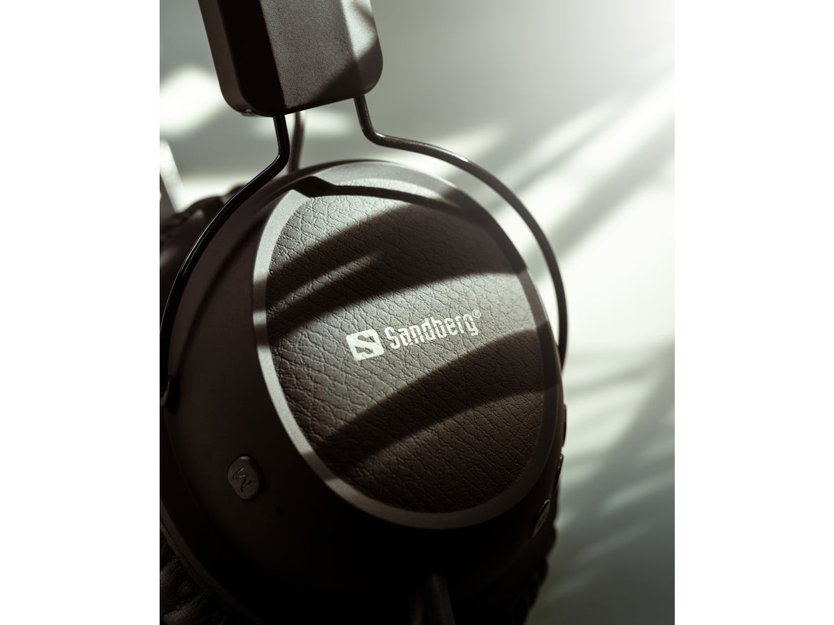 Sandberg 126-36 Kopfhörer & Headset Kabellos Kopfband Gaming USB Typ-C Bluetooth Schwarz