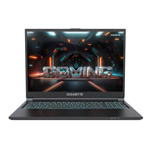 GIGABYTE G6 MF-H2DE854KH laptop Intel® Core™ i7 i7-13620H 40,6 cm (16") Full HD+ 16 GB DDR5-SDRAM 1 TB SSD NVIDIA GeForce RTX 4050 Wi-Fi 6E (802.11ax) Windows 11 Home Schwarz