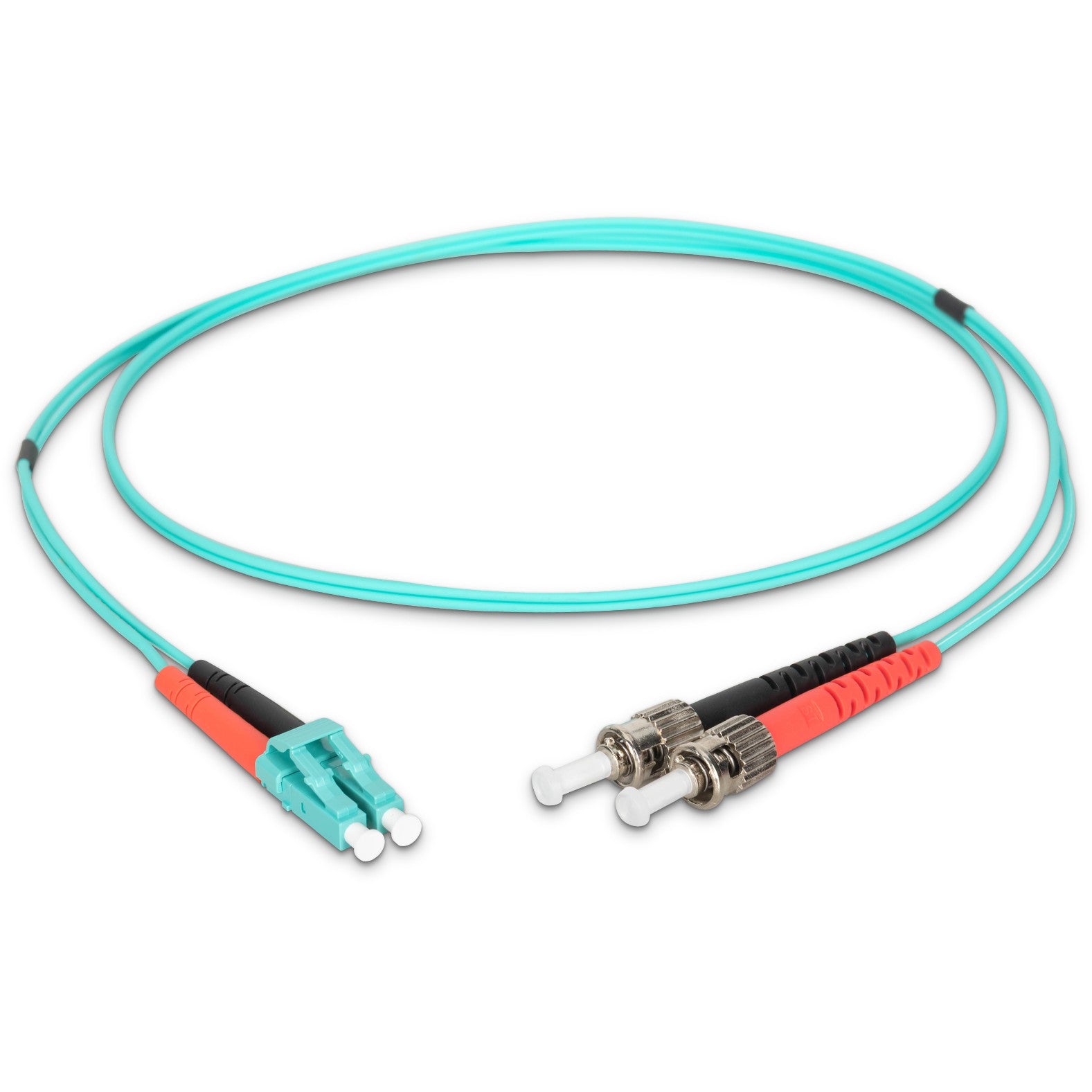 DIGITUS LWL Patchkabel LC -> ST 1.00m Multimode Duplex OM3