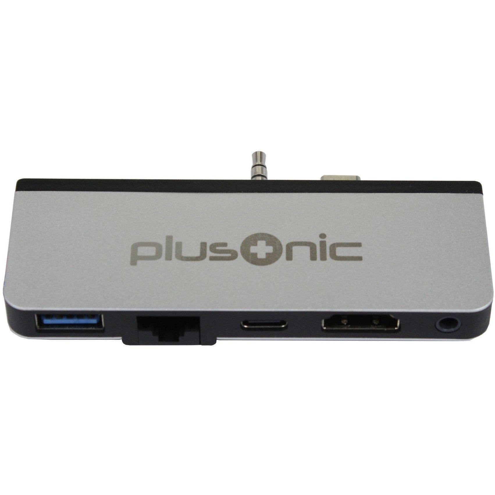 Z Plusonic Docking Adapter/Hub für Microsoft Surface Go. 5in1: USB 3.0/RJ45 Gigabit-Ethernet/Type-C/HDMI/AUX