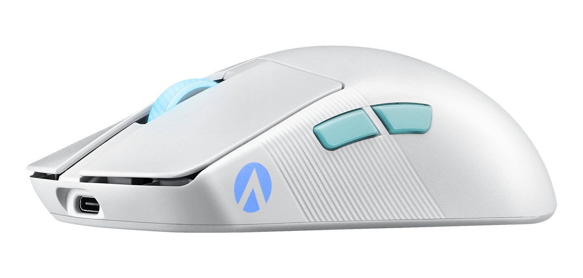 ASUS ROG Harpe Ace Aim Lab Edition Maus Gaming Beidhändig RF Wireless + Bluetooth + USB Type-C Opto-mechanisch 36000 DPI