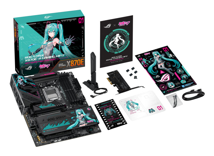 ASUS ROG STRIX X870E-H GAMING WIFI7 HATSUNE MIKU EDITION AMD X870E Sockel AM5 ATX