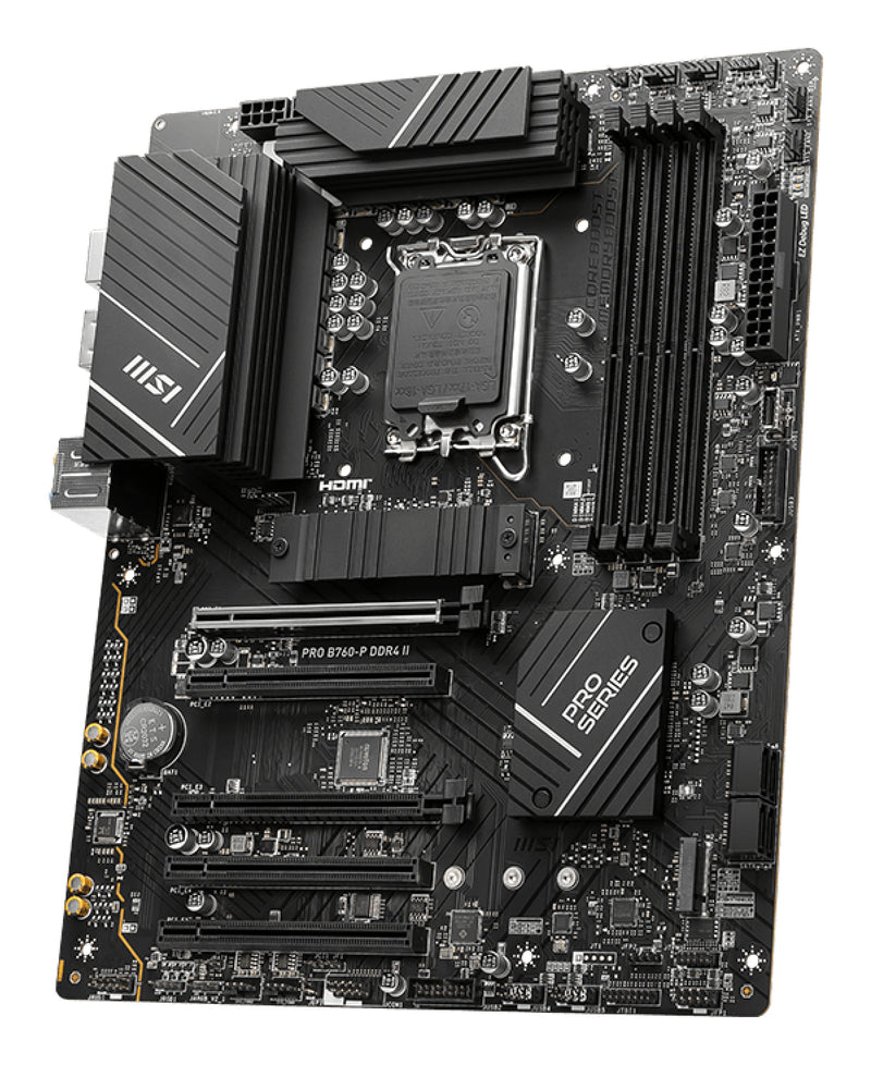 MSI PRO B760-P DDR4 II Motherboard Intel B760 LGA 1700 ATX
