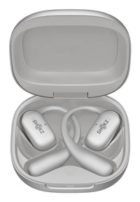 SHOKZ OpenFit 2+ Kopfhörer Kabellos Ohrbügel, im Ohr Anrufe/Musik Bluetooth Grau