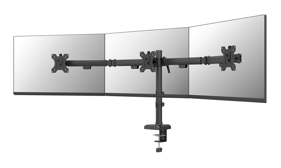 Braccio per monitor Neomounts DS60-600BL3 10-27" - Quick Fix - Arresto a 180°