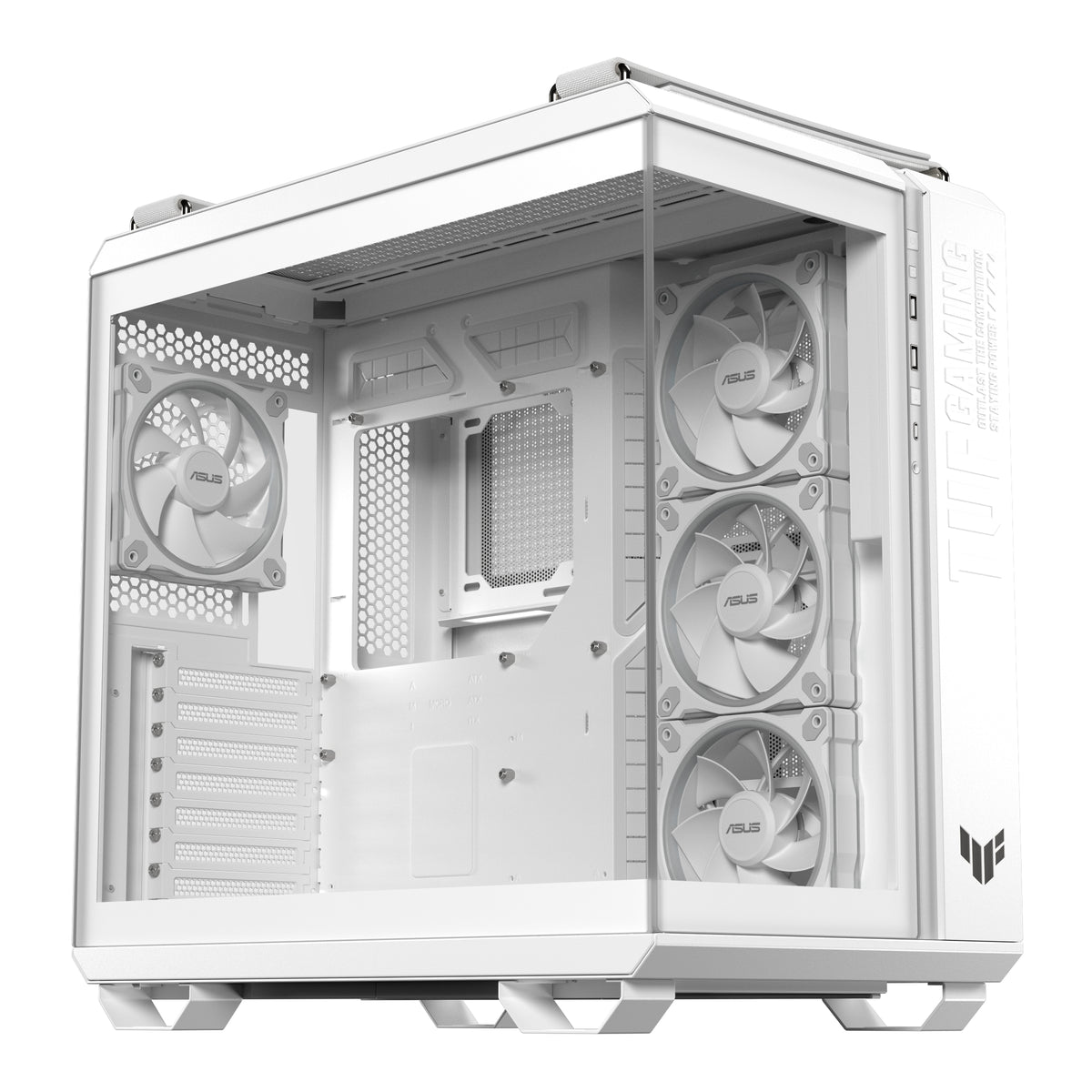 ASUS TUF GAMING GT502 Horizon TG ARGB White Midi Tower Weiß