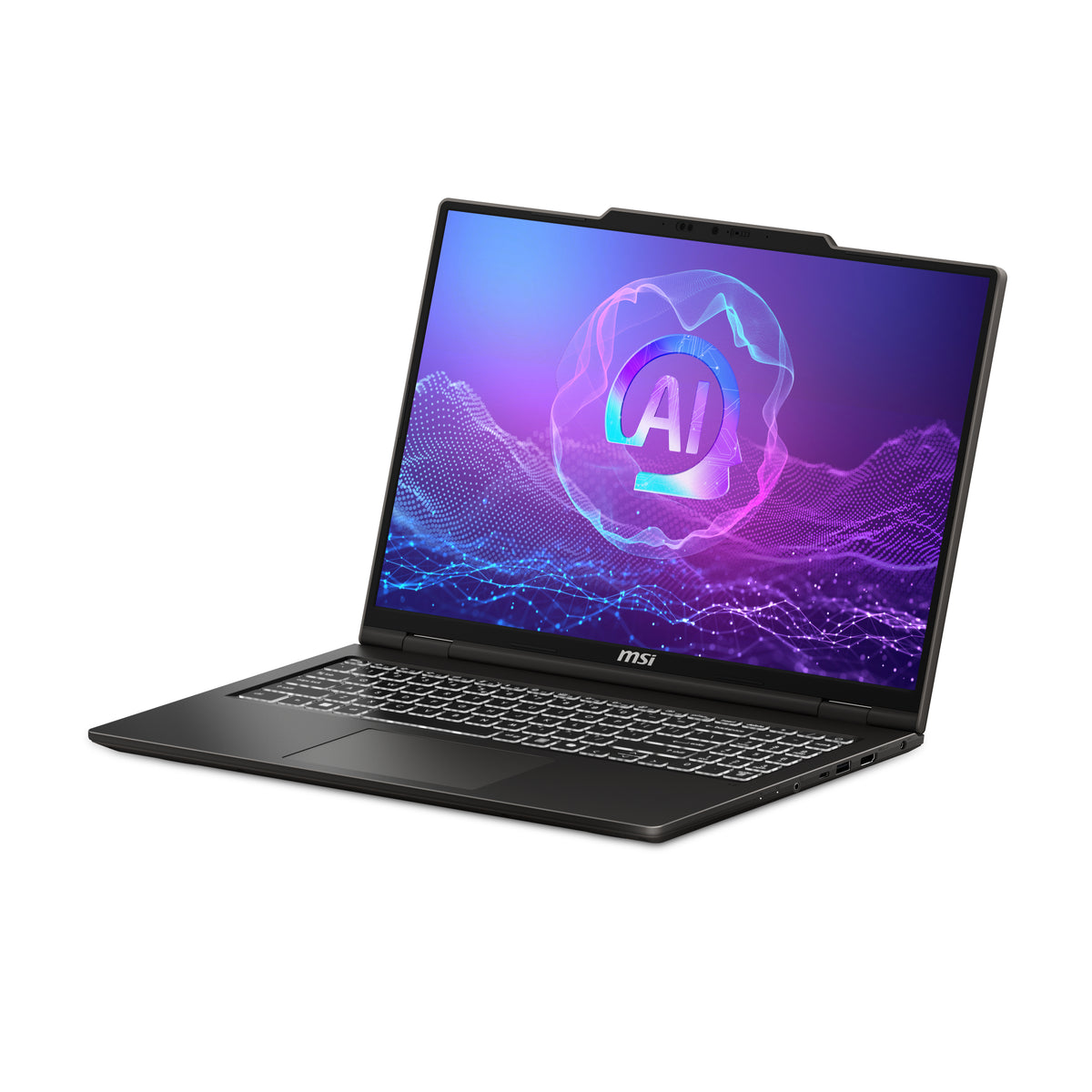 MSI VenturePro A16 AI+ A3HWEG-003DE Copilot+ PC AMD Ryzen AI 7 350 Laptop 40,6 cm (16") 2K 16 GB DDR5-SDRAM 1 TB SSD NVIDIA GeForce RTX 5050 Wi-Fi 6E (802.11ax) Windows 11 Home Grau