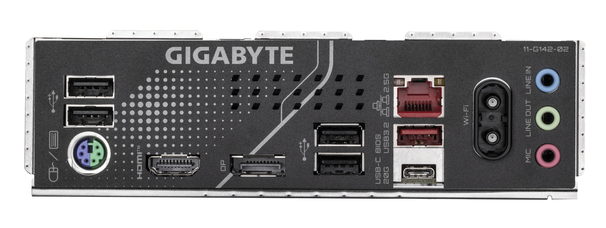 GIGABYTE B860 EAGLE WIFI6E Mainboard - Intel Core Ultra CPUs, 12+1+2+1 Phasen VRM, bis zu 9066MHz DDR5, 1xPCIe 5.0 + 2xPCIe 4.0 M.2, 2,5 GbE LAN, WIFI 6E, USB 3.2 Gen 2x2