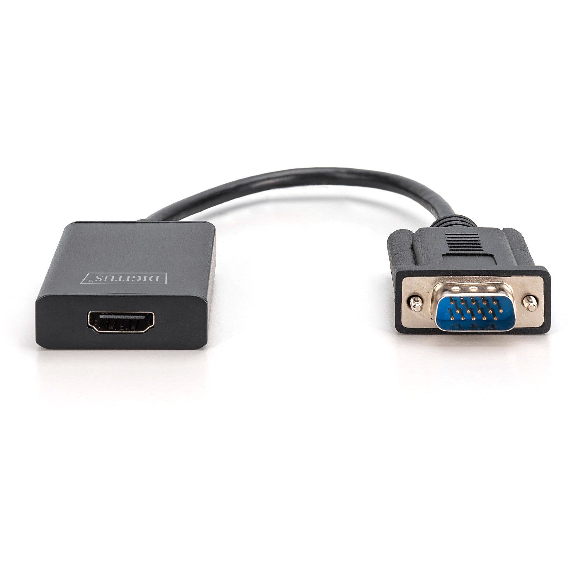 DIGITUS Konverter VGA > HDMI + Audio Full HD 1080p schwarz