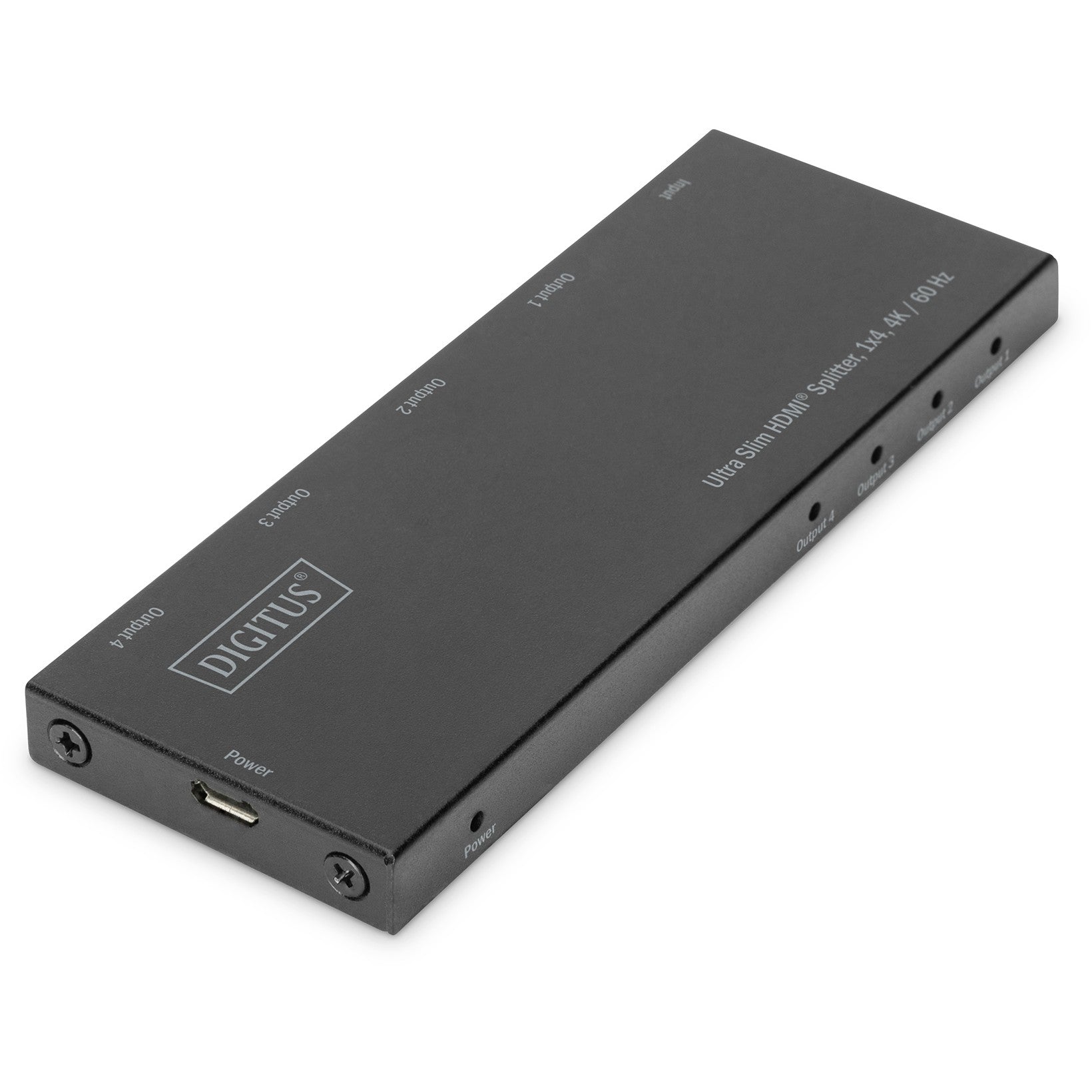 DIGITUS Ultra Slim HDMI Splitter. 1x4. 4K / 60 Hz