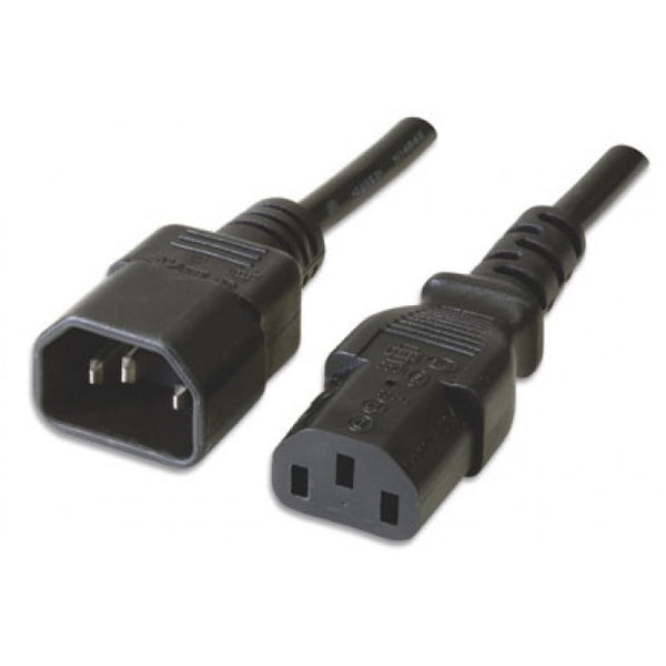Techly C13/C14, 3m nero, connettore C13-connettore C14
