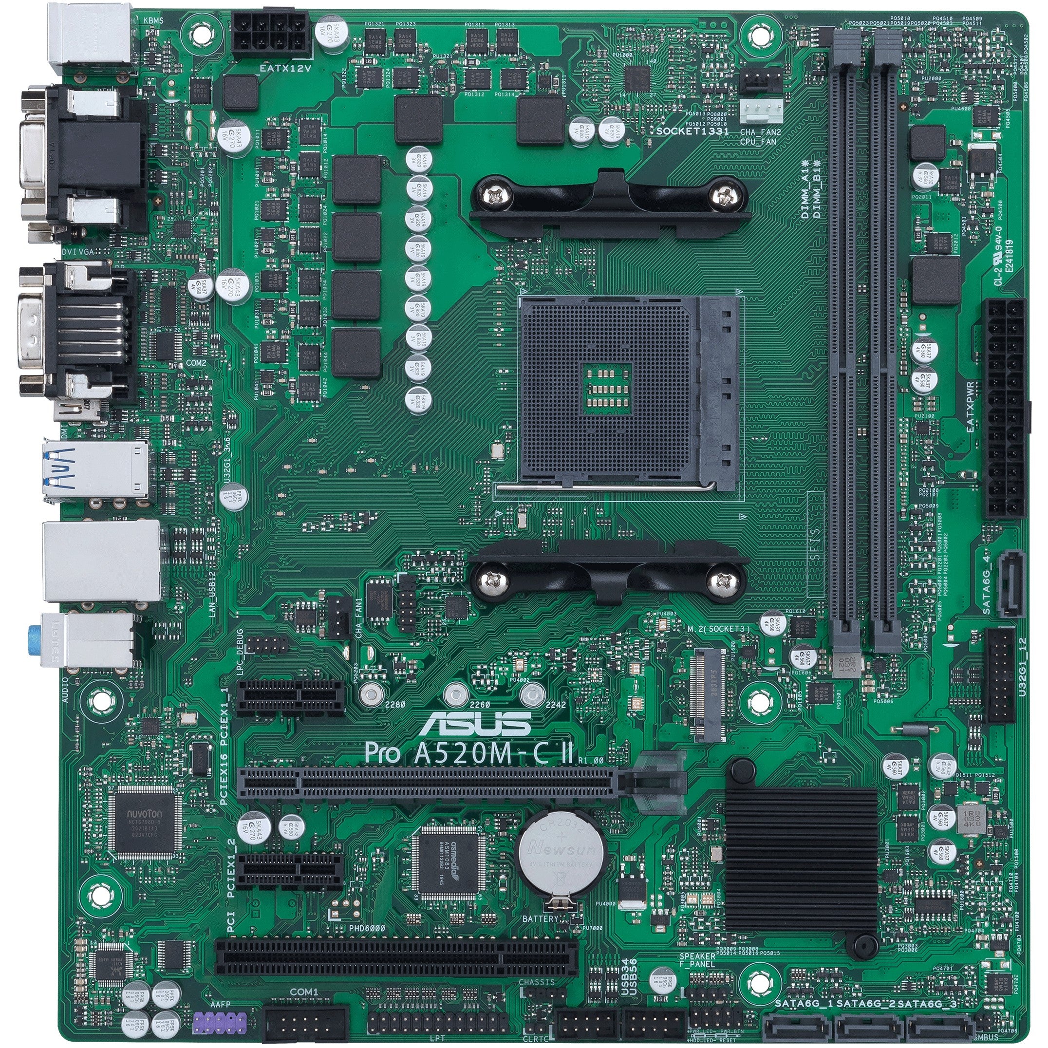 AM4 ASUS PRO A520M-C II/CSM mATX D4