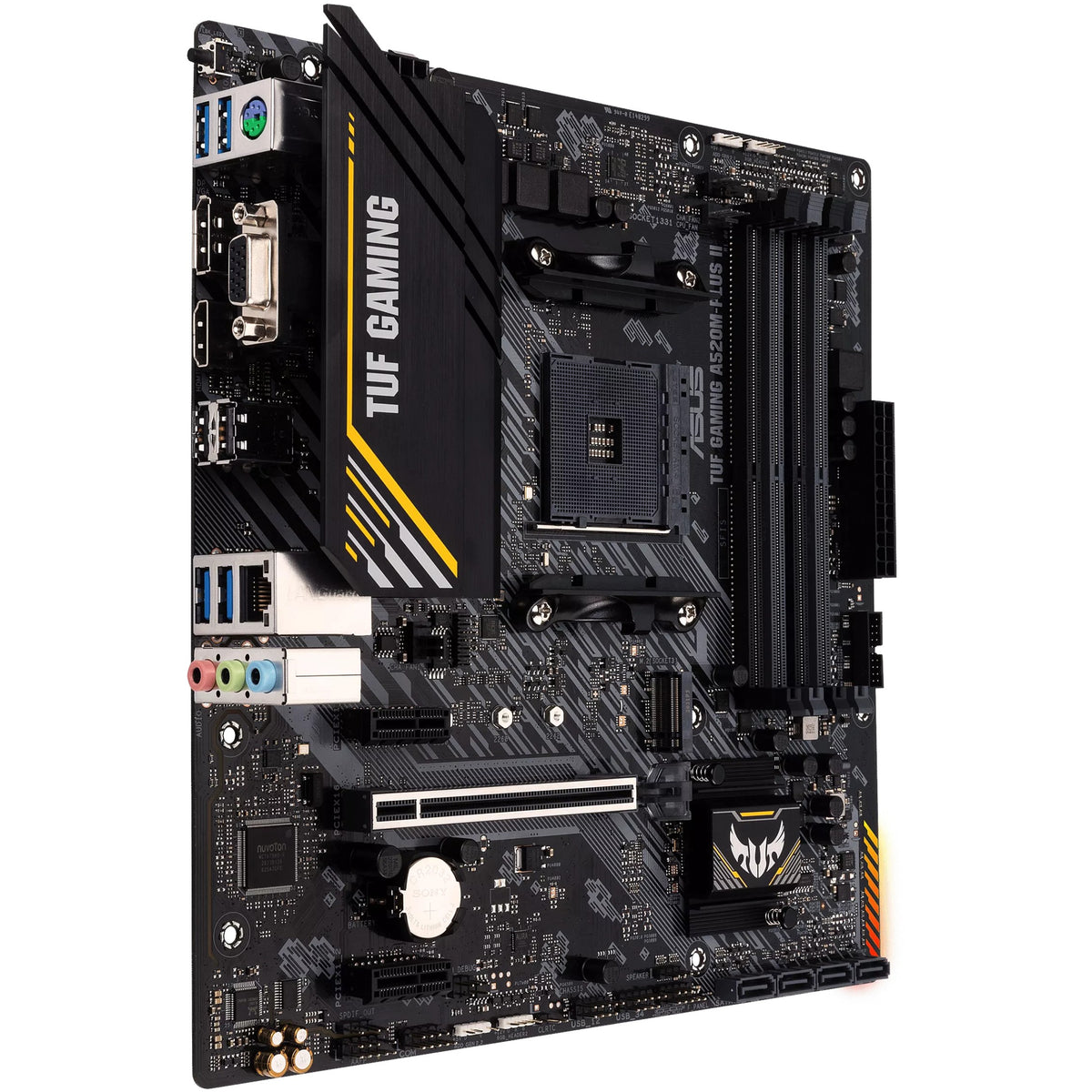 MB ASUS TUF GAMING A520M-PLUS II (AMD.AM4.DDR4.mATX)