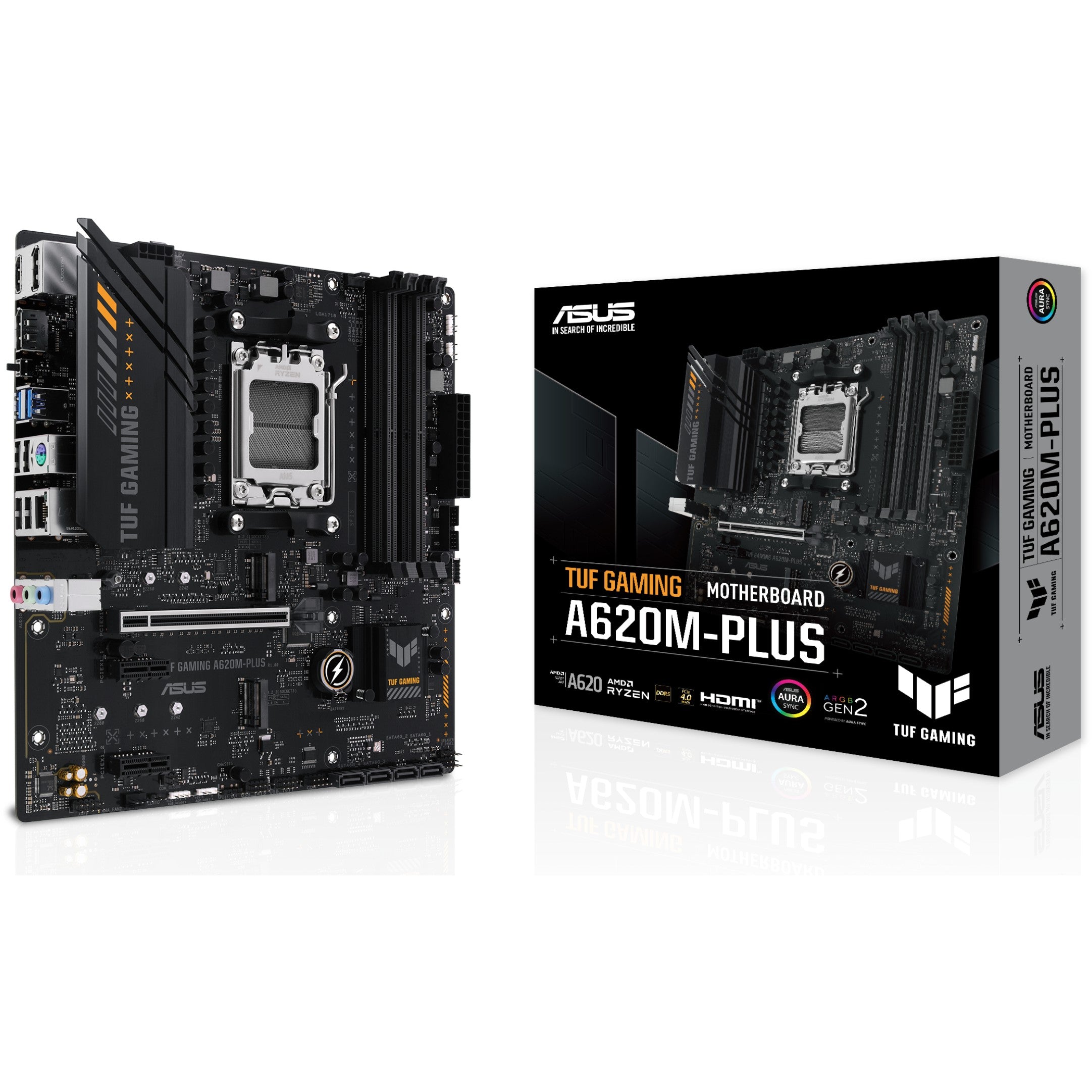 MB ASUS TUF GAMING A620M-PLUS (AMD.AM5.DDR5.mATX)