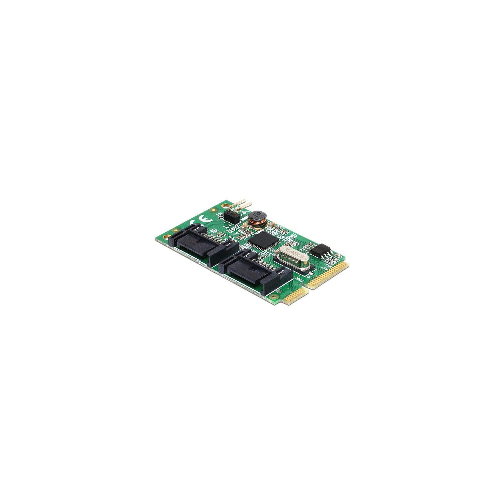 DeLock: Mini-PCIexpress 2 Port SATA3 Kontr.