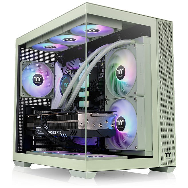 Midi Thermaltake View 380 TG ARGB Matcha Green