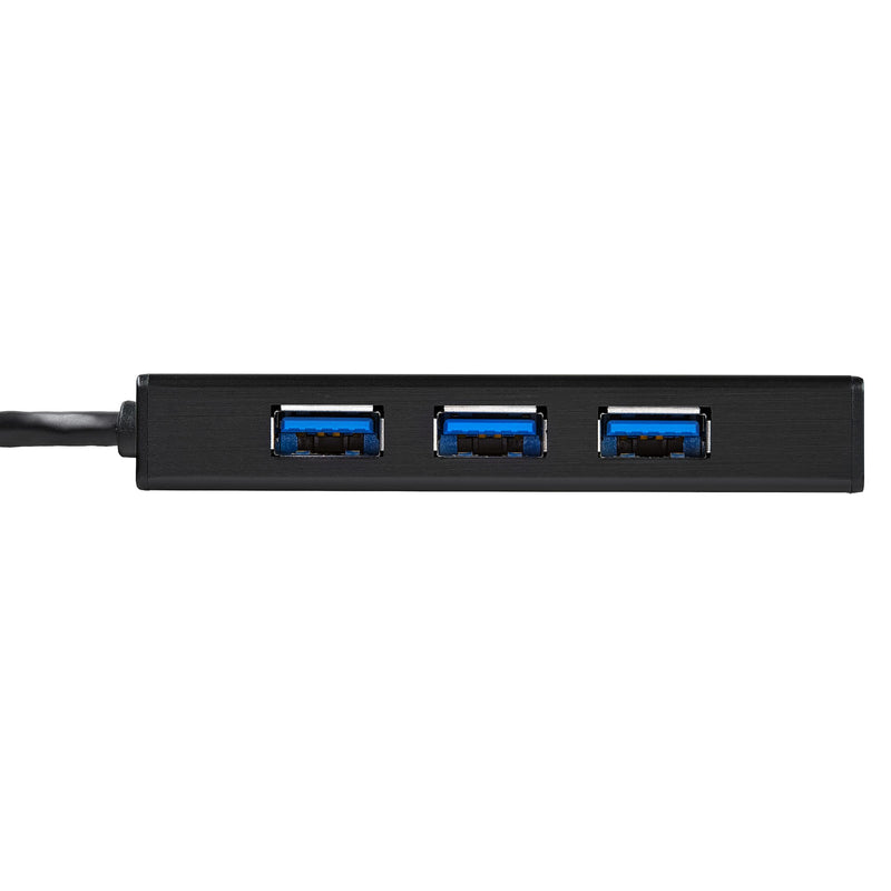 StarTech.com 3-Port USB 3.0 (5Gbps) Hub mit Gigabit Ethernet Adapter aus Aluminium