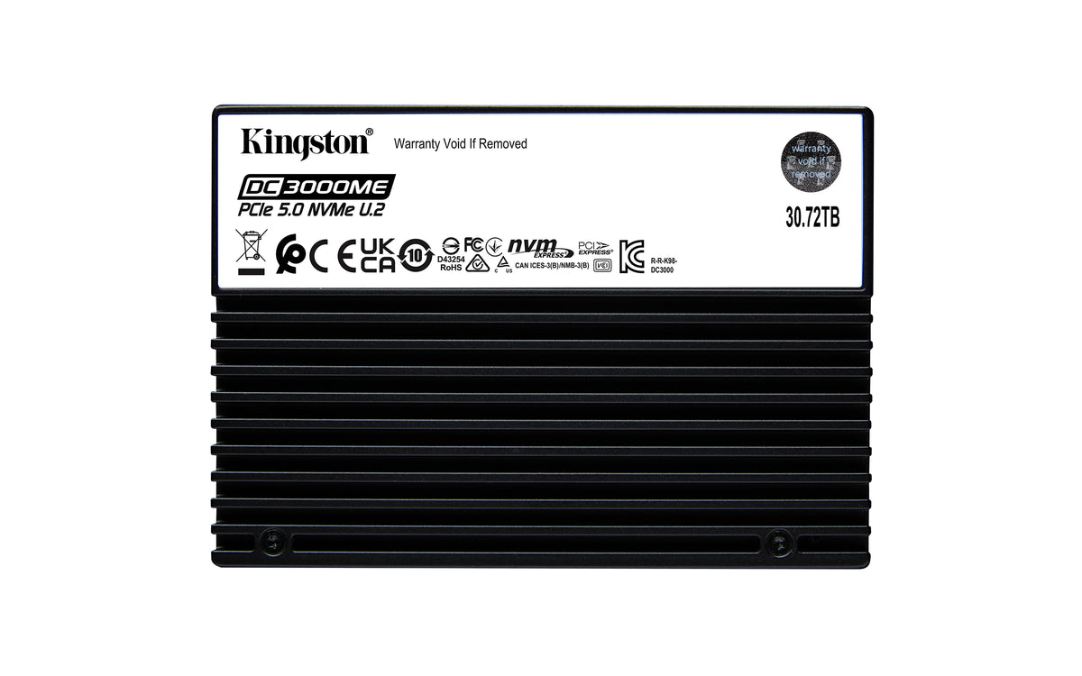 Kingston Technology 30,7TB DC3000ME U.2 PCIe 5.0 NVMe TCG Opal Enterprise SSD
