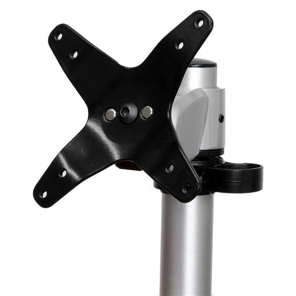 StarTech.com Monitor Halterung - Verstellbar - für Bildschirme bis 34" (14kg) - Premium VESA-Monitorarm - Tischklemme oder Tischlochmontage - Silber