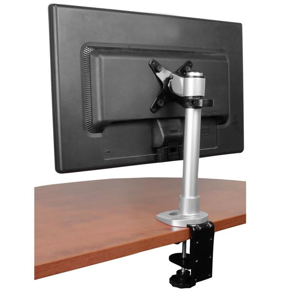 StarTech.com Monitor Halterung - Verstellbar - für Bildschirme bis 34" (14kg) - Premium VESA-Monitorarm - Tischklemme oder Tischlochmontage - Silber