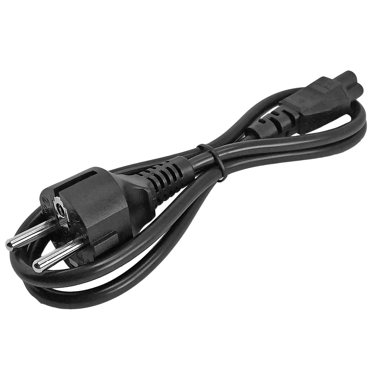 StarTech.com 1 m Laptop Ladekabel, EU Schuko auf C5, 2,5A 250V, 18AWG, Notebook / Laptop Ersatzstromkabel, Laptop Netzteil Stromkabel, Kleeblatt/Mickey Mouse Netzkabel