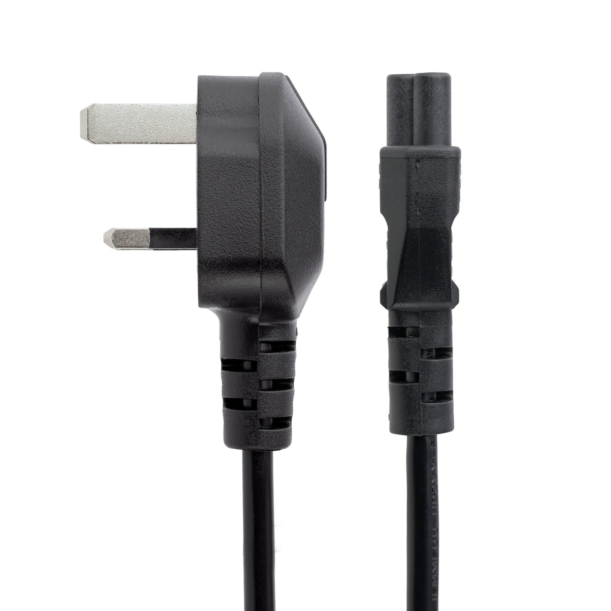 StarTech.com 1 m GB Laptop Ladekabel, BS 1363 auf C5, 2,5A 250V, 18AWG, Notebook / Laptop Ersatzstromkabel, UK Laptop Netzteil Stromkabel, Kleeblatt/Mickey Mouse Netzkabel
