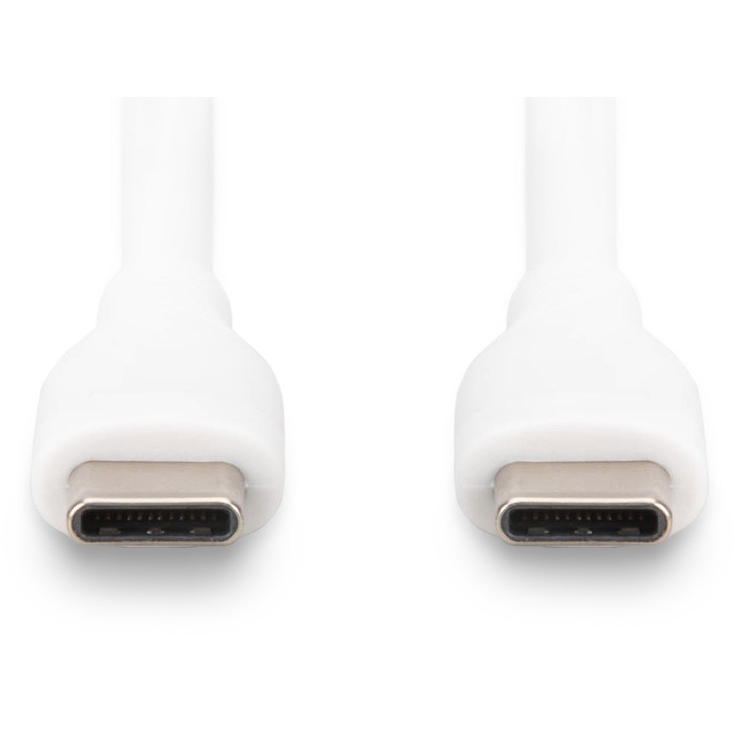 DIGITUS USB 2.0 Kabel Typ C -C Silikon St/St 1m weiß