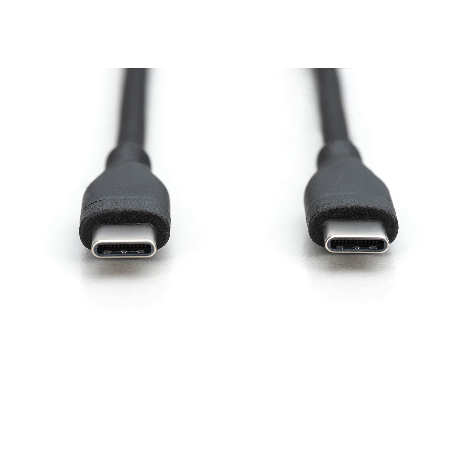 DIGITUS USB 2.0 Kabel Typ C -C Silikon St/St 2m schwarz