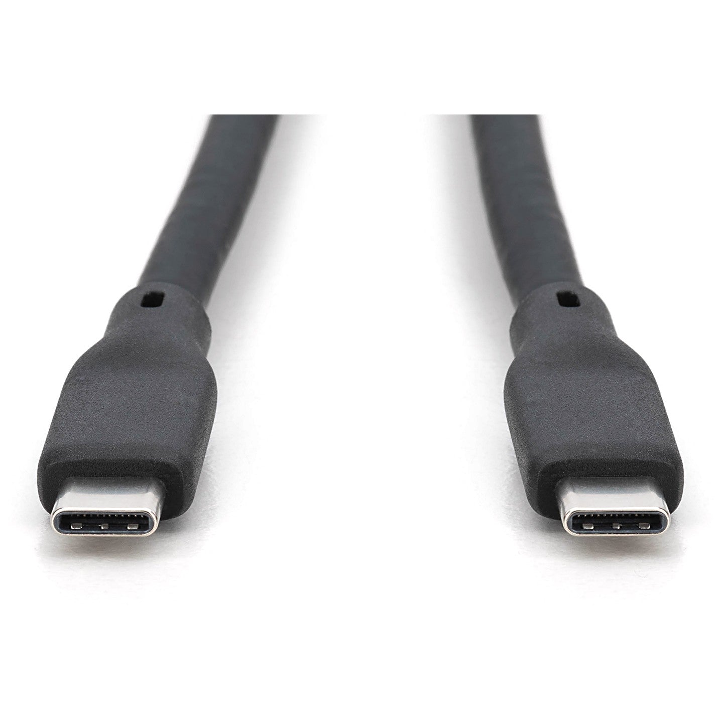 DIGITUS USB 4.0 Kabel Typ C -C Silikon St/St 1m schwarz